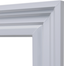 Brickmould French-door frame