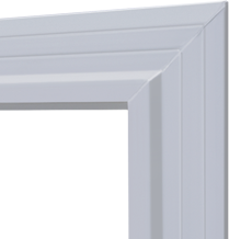 Flush Fin French-door frame