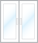 Malibu swinging French door XX configuration
