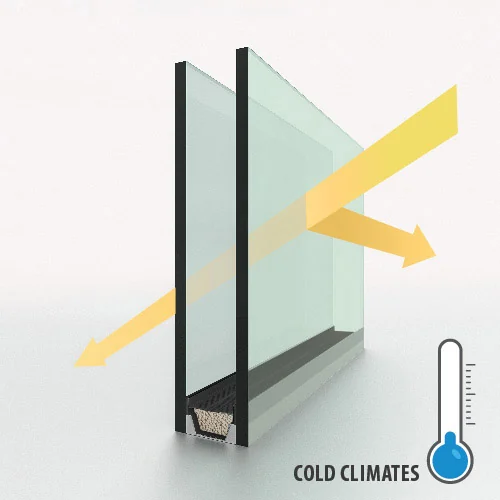 Luminance glass package illustration