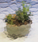 Flemish obscure glass sample