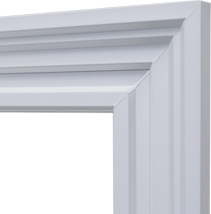 Brickmould sliding-door frame