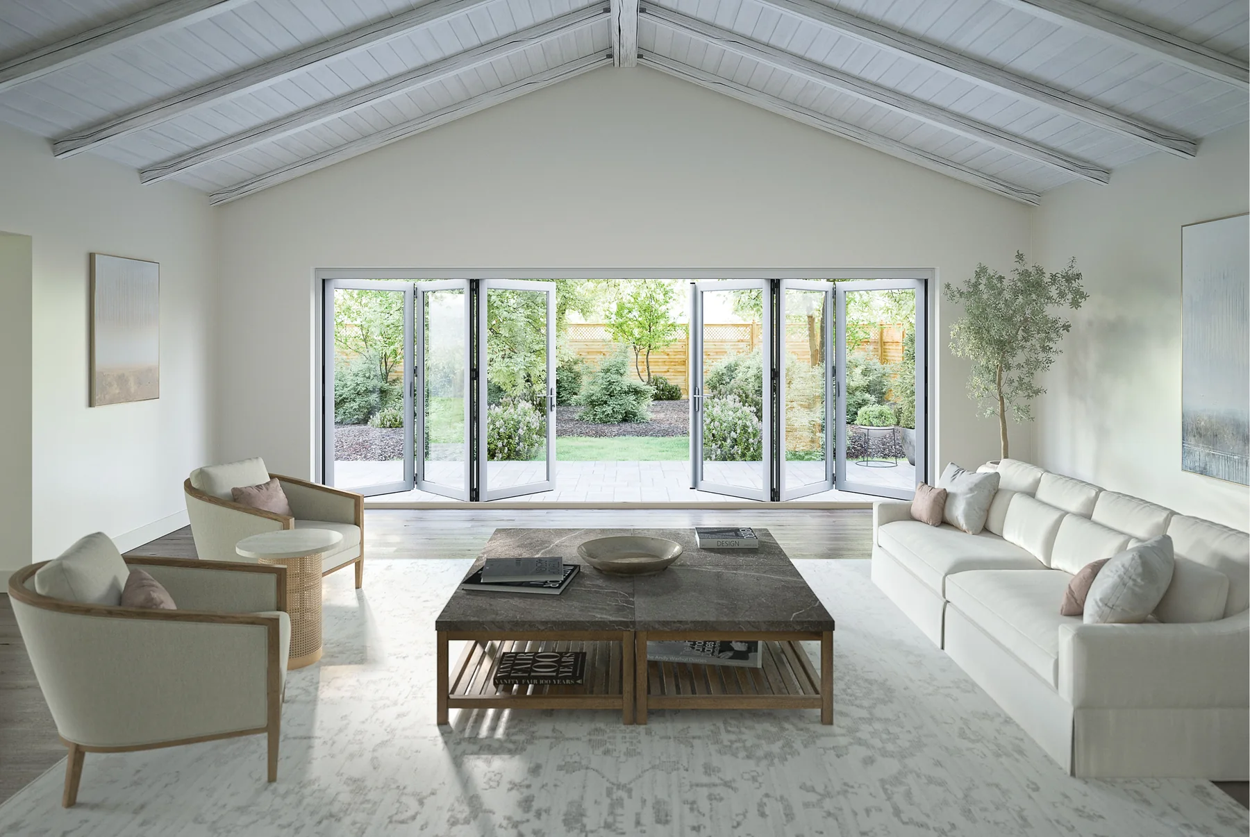 Marvin Elevate bi-fold door rendering