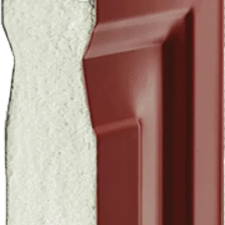 ProVia Legacy steel door foam core cutaway