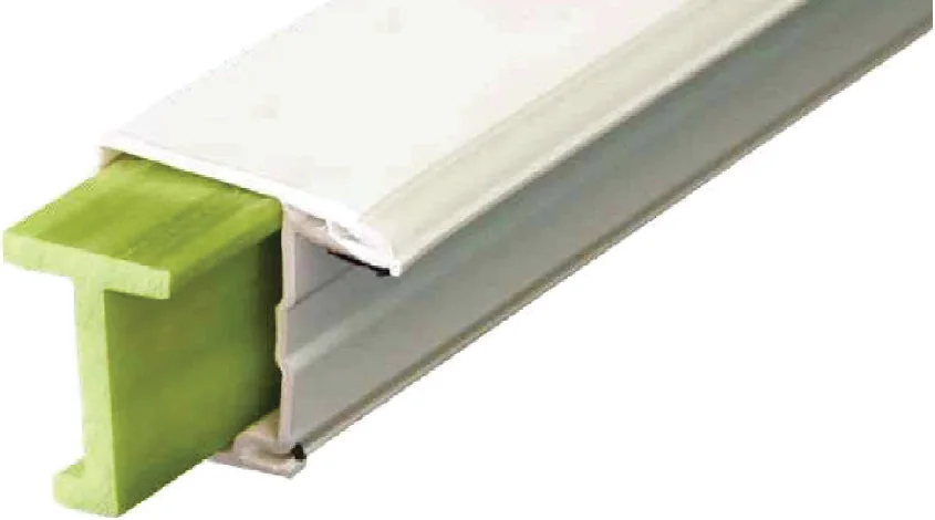 Innergy fiberglass reinforcement inside a Sonoran window profile
