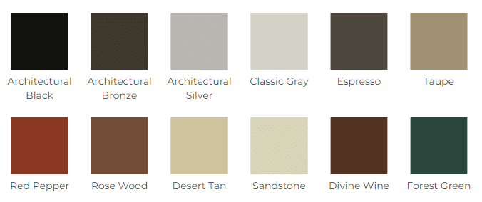 thermacoat-colors